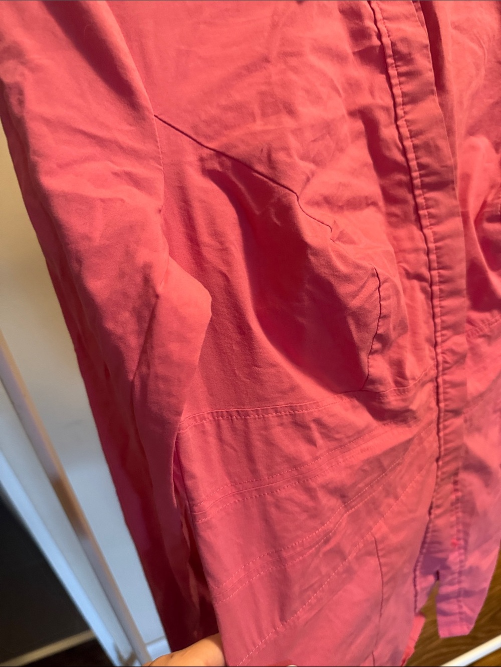 Denver Hayes Hot Pink Collared Button-Up Shirt - Picture 3 of 4